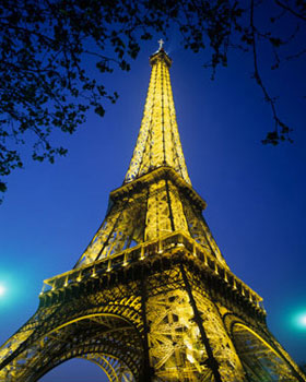 The Eiffel Tower at Night